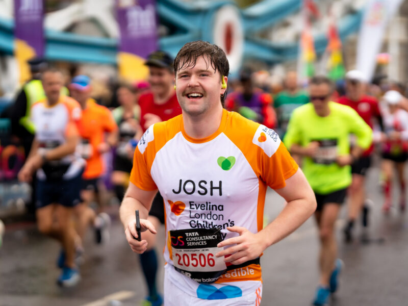 Runner for Evelina London Children's Charity