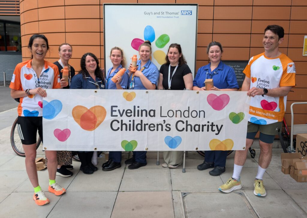 Alex and Serena with Evelina London Staff