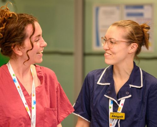 Two members of Evelina London Children