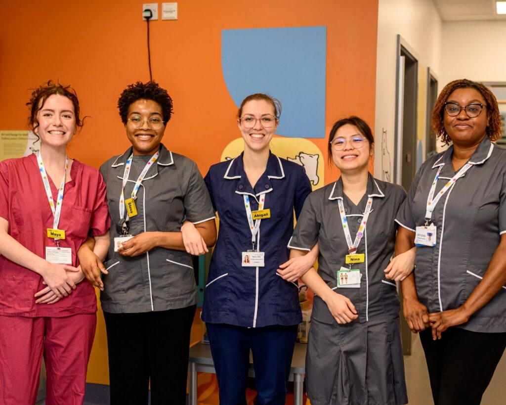 Five member of Evelina London Children