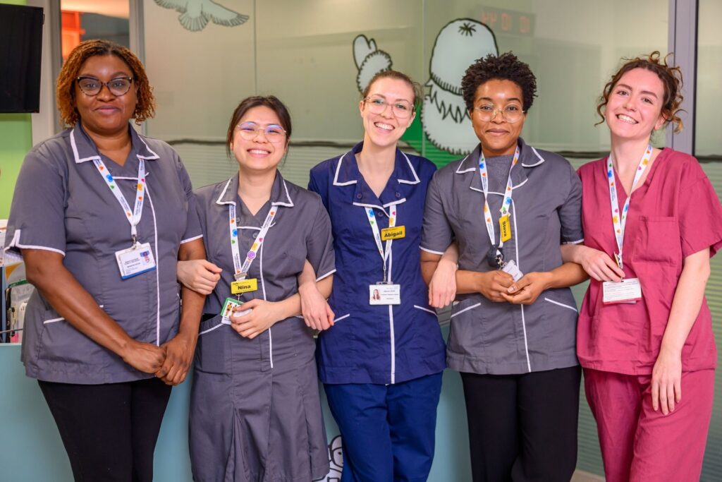 Five member of Evelina London Children