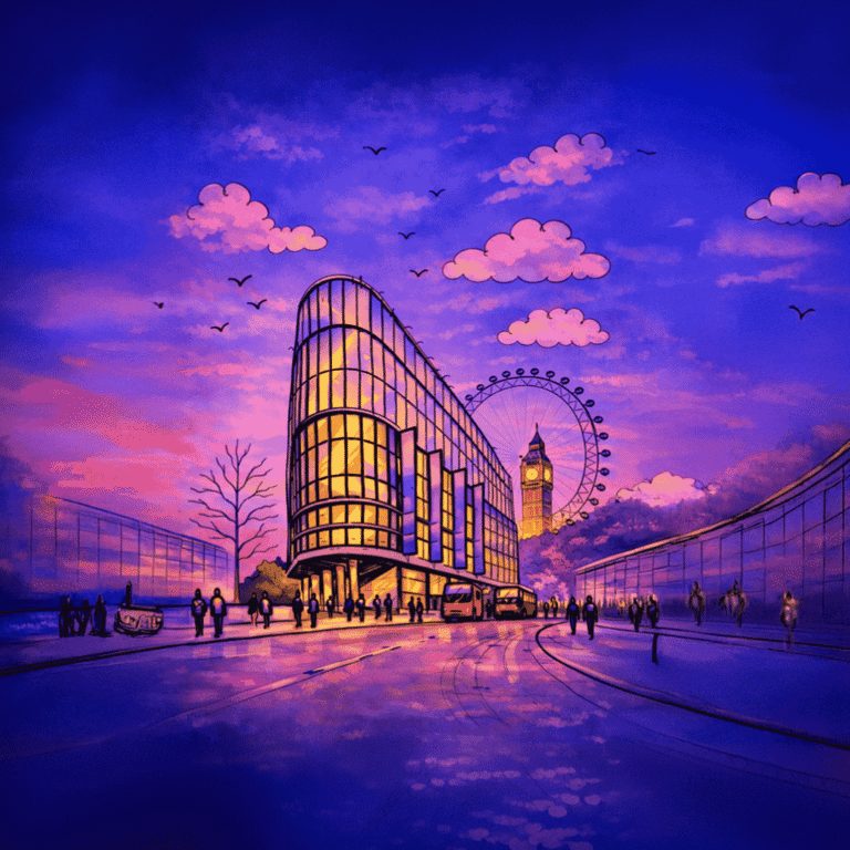 An graphic illustration of Evelina London Children